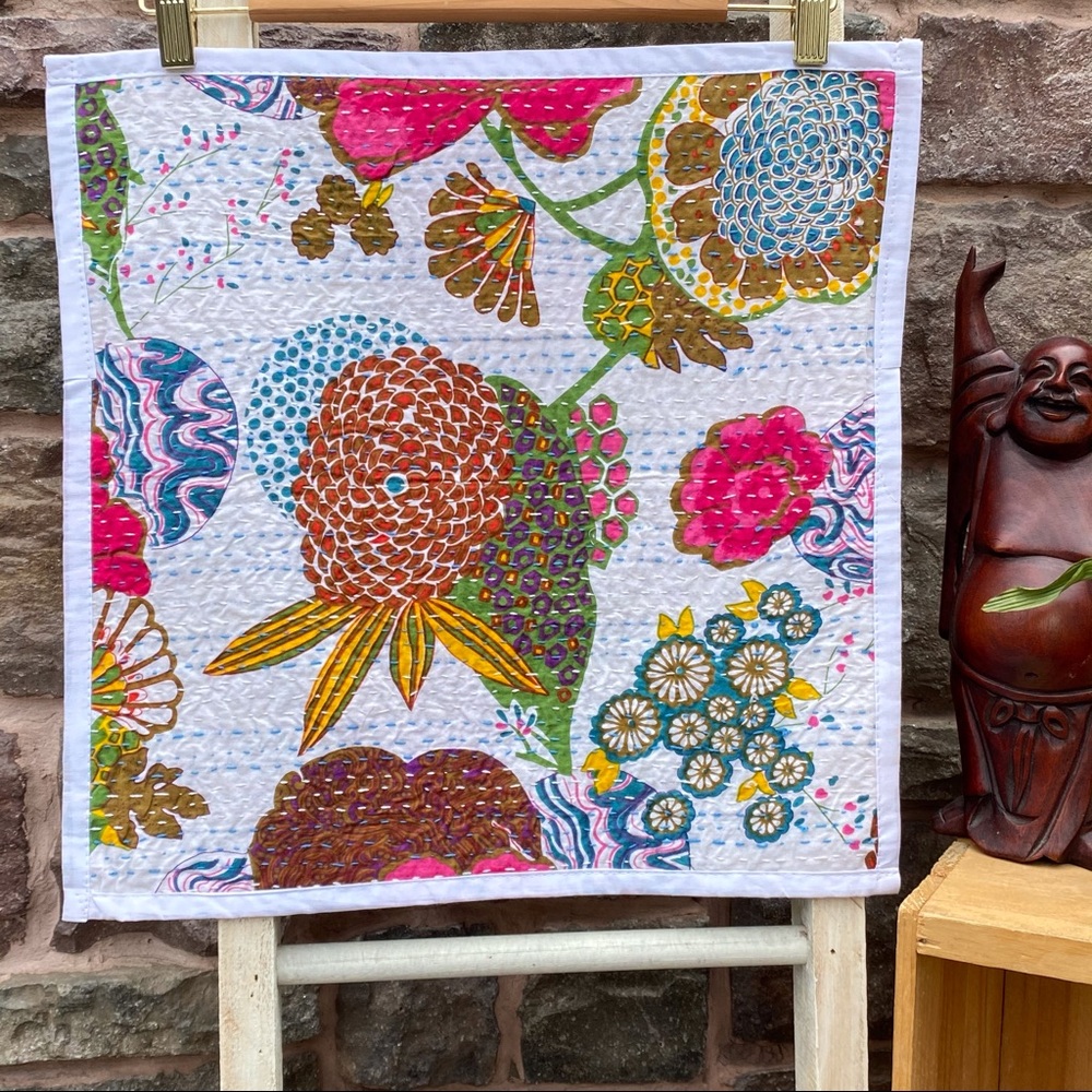 ✨KANTHA SARI BOHEMIAN STYLE CUSHION COVER